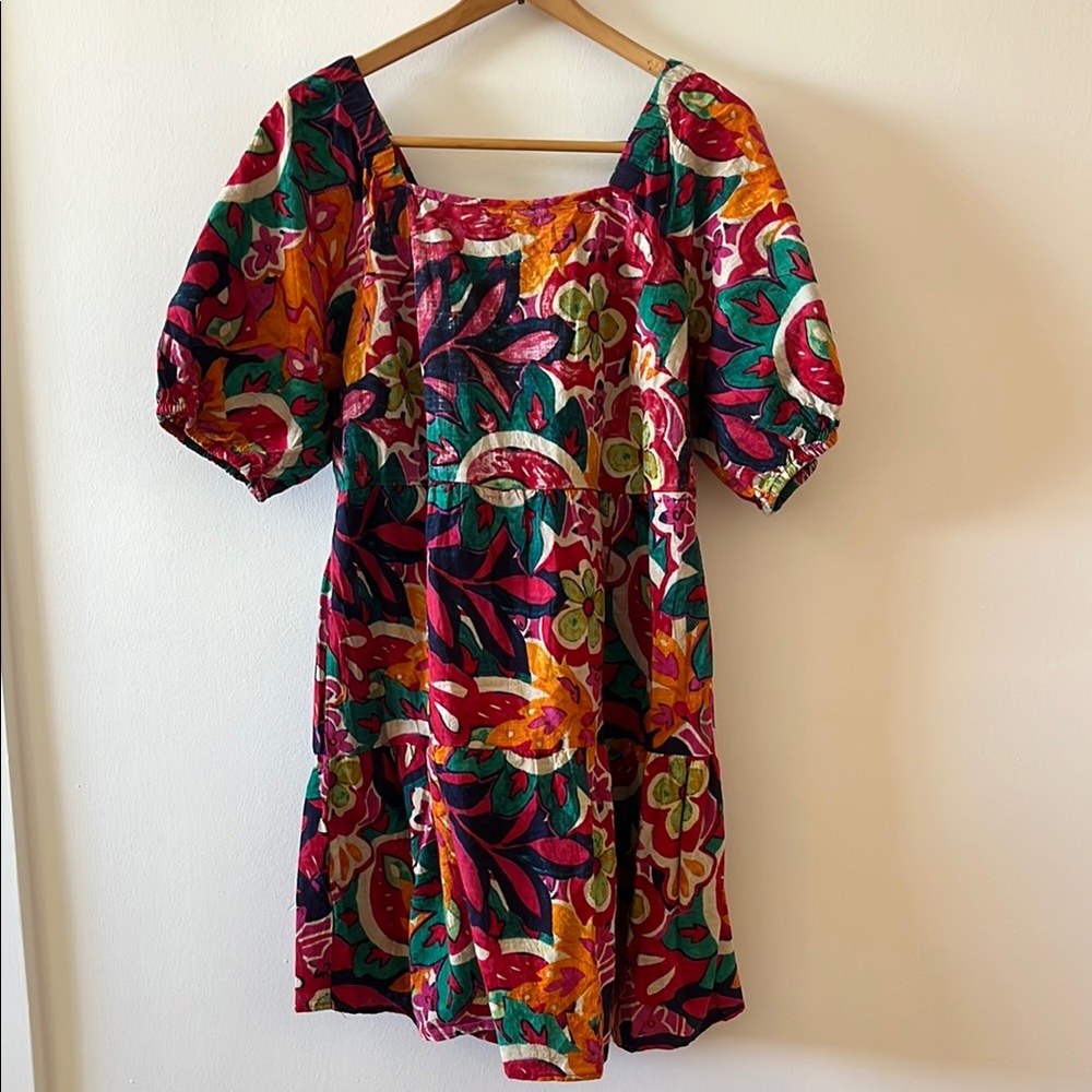 Floral Multicolor Dress Size 1X